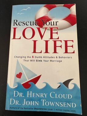 Rescue Your Love Life by Dr. Henry Cloud & Dr. John Townsend - White, Red, Blue